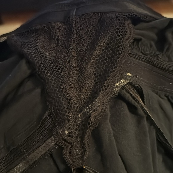 Victoria’s Secret Black Lace Racer Back intimates baby doll camisole nighty Sz S - Picture 10 of 13